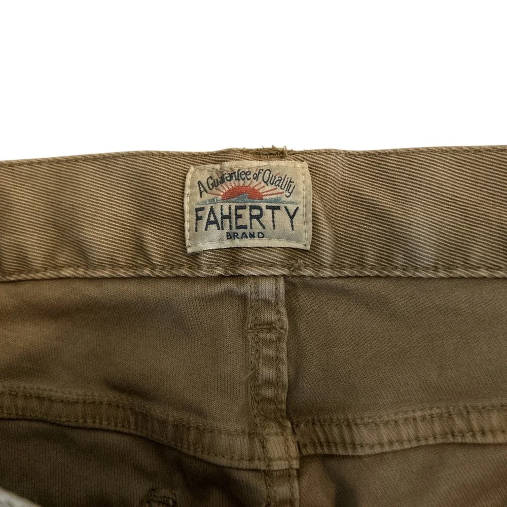 Faherty Men's Pants Size 31 Stretch Terry 5-Pocket Pant Straight Leg Denim Jeans